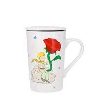 TAZA C/TAPA + INFUSOR XL 435ML EL PRINCIPITO FLOR KIUB