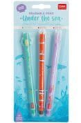 SET 3 BOLIGRAFO BORRABLE UNDER THE SEA LEGAMI