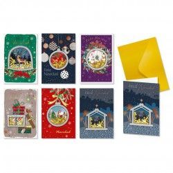 POSTAL NAVIDAD C/CONFETTI BISMARK