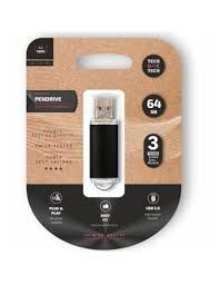 MEMORIA USB 64GB NEGRO TECHONETECH