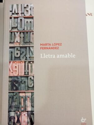 Nº31 LLETRA AMABLE - TRABE