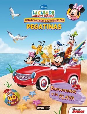 LA CASA DE MICKEY MOUSE. BIENVENIDOS A LA PLAYA. LIBRO DE COLOREAR Y ACTIVIDADES