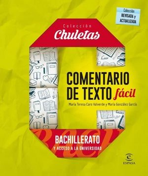 COMENTARIO DE TEXTO FÁCIL PARA BACHILLERATO